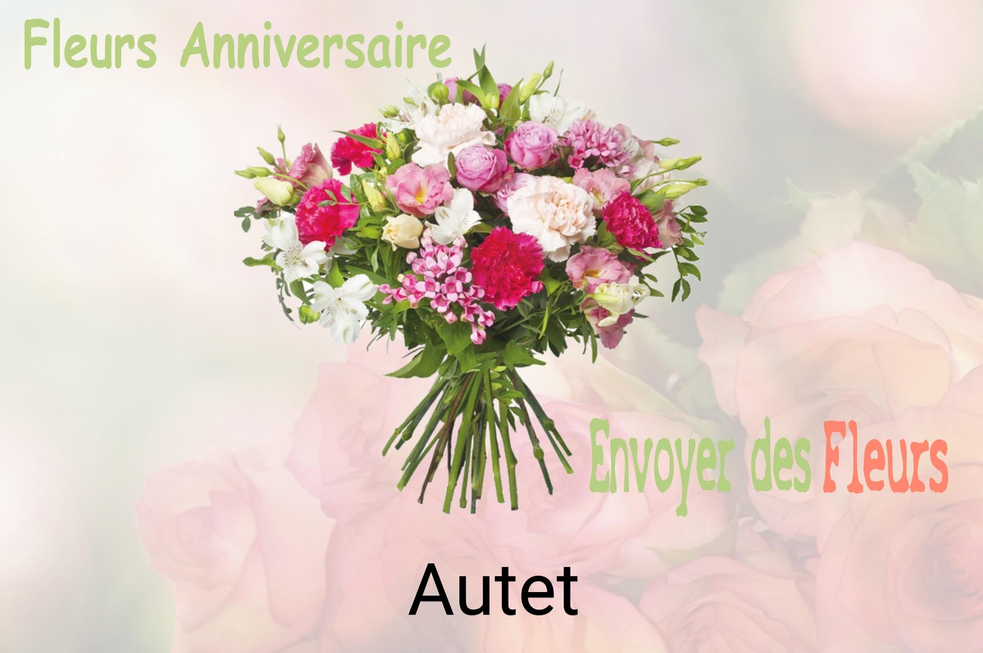 Bouquet de fleurs d’anniversaire livré à Autet